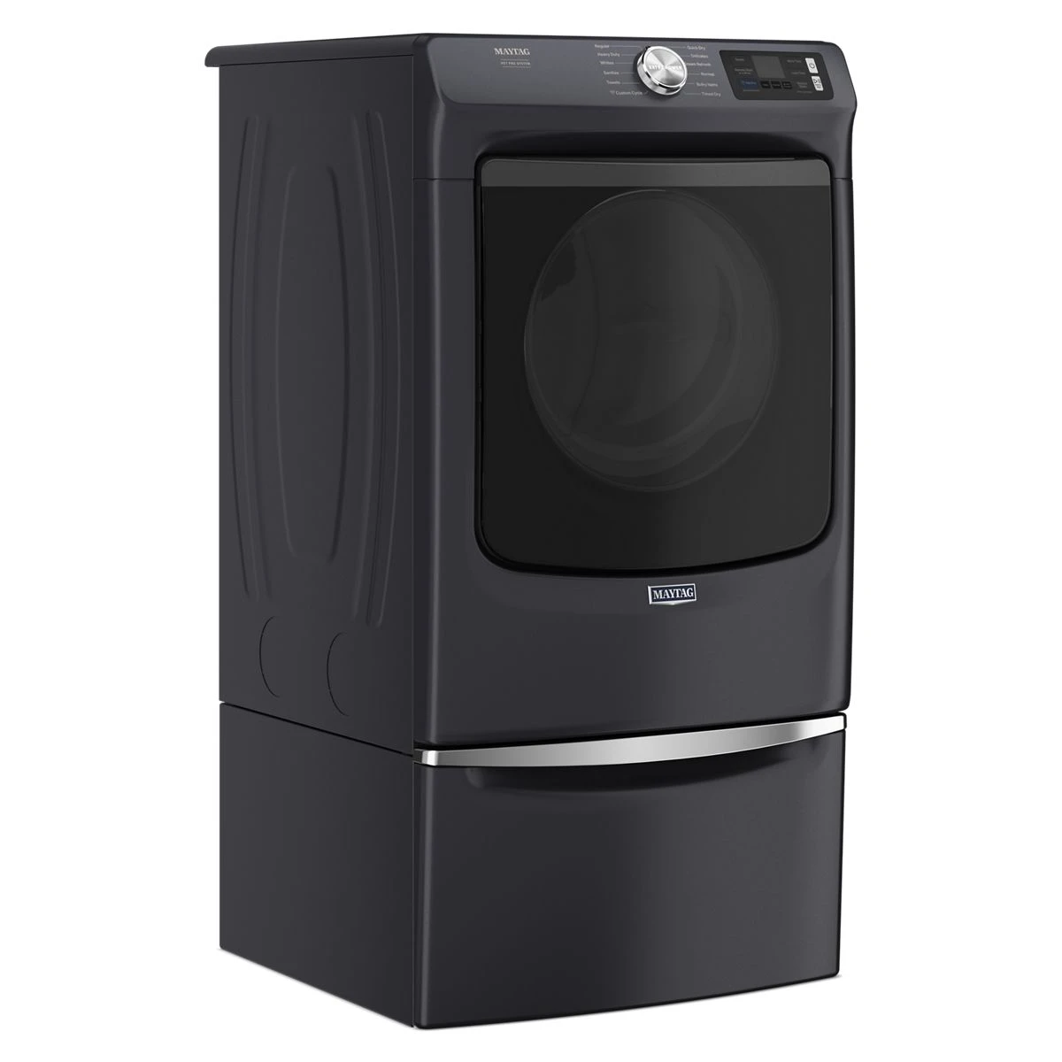 27 Inch Smart Pet Pro Front Load Gas Dryer with 7.4 cu. ft. Capacity, Steam Cycle, Quick Dry, Remote Start, Drum Light, and Advanced Moisture Sensing view 10
