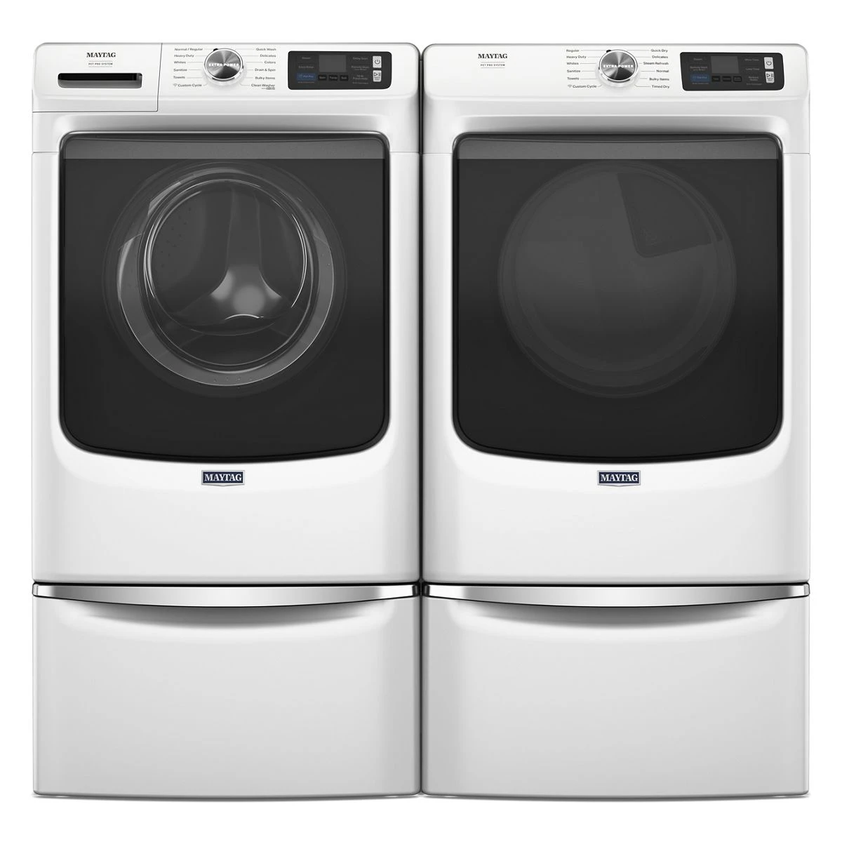 27 Inch Smart Pet Pro Front Load Gas Dryer with 7.4 cu. ft. Capacity, Steam Cycle, Quick Dry, Remote Start, Drum Light, and Advanced Moisture Sensing and Energy Star Certified view 10