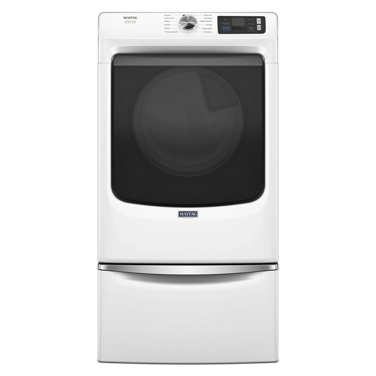 27 Inch Smart Pet Pro Front Load Gas Dryer with 7.4 cu. ft. Capacity, Steam Cycle, Quick Dry, Remote Start, Drum Light, and Advanced Moisture Sensing and Energy Star Certified view 11