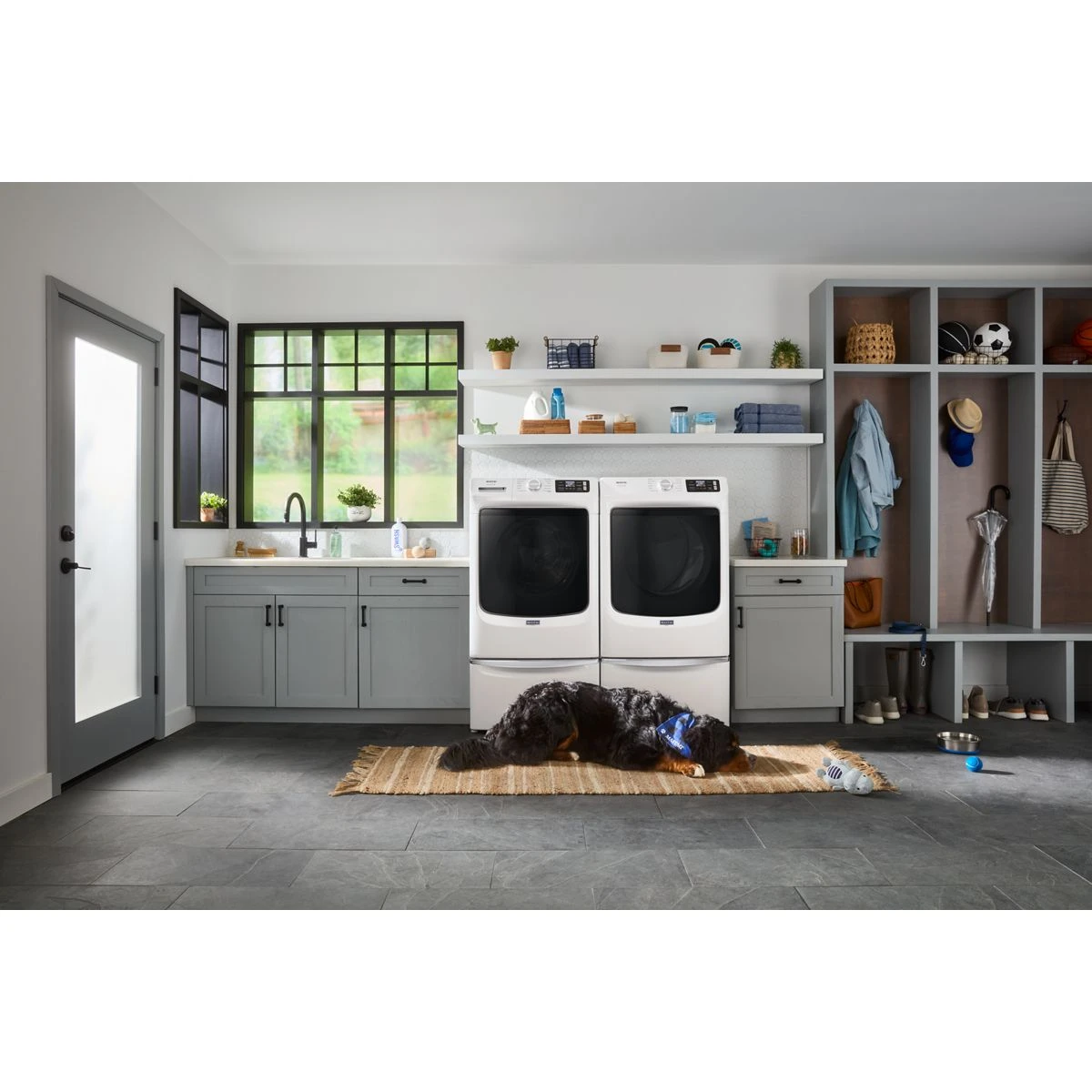 27 Inch Smart Pet Pro Front Load Gas Dryer with 7.4 cu. ft. Capacity, Steam Cycle, Quick Dry, Remote Start, Drum Light, and Advanced Moisture Sensing and Energy Star Certified view 12