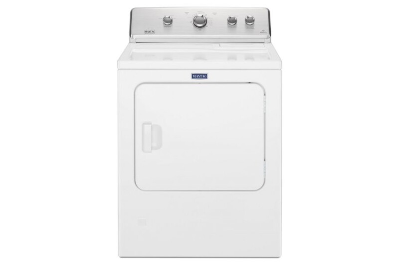 Maytag Large Capacity Top Load Dryer with Wrinkle Control – 7.0 cu. ft. White MGDC465HW Picture 1