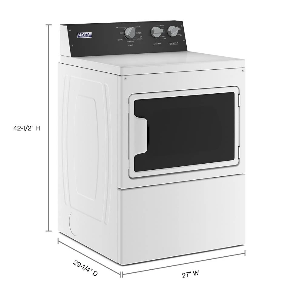 Commercial-Grade Residential Gas Dryer - 7.4 cu. ft. view 20