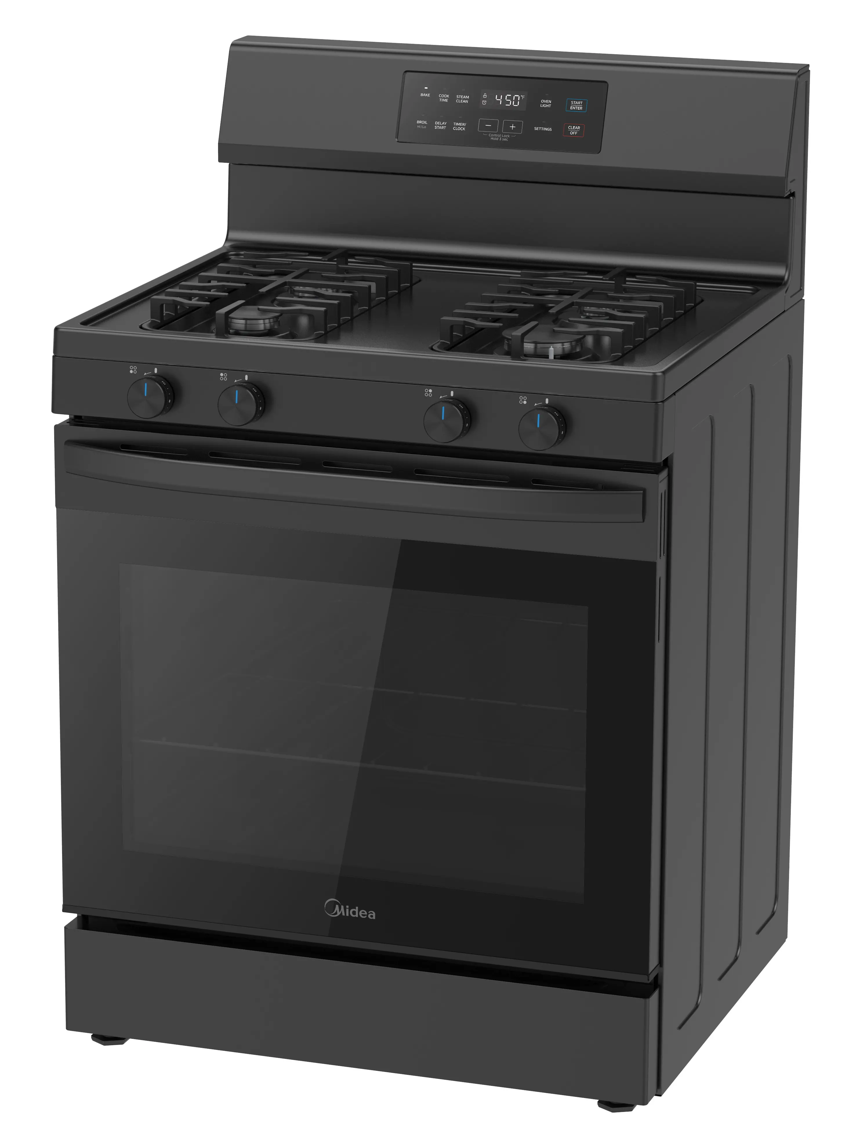 6.1 cu. ft. 4-Burner Freestanding Gas Range with Steam Cleaning MGR30S2ABB