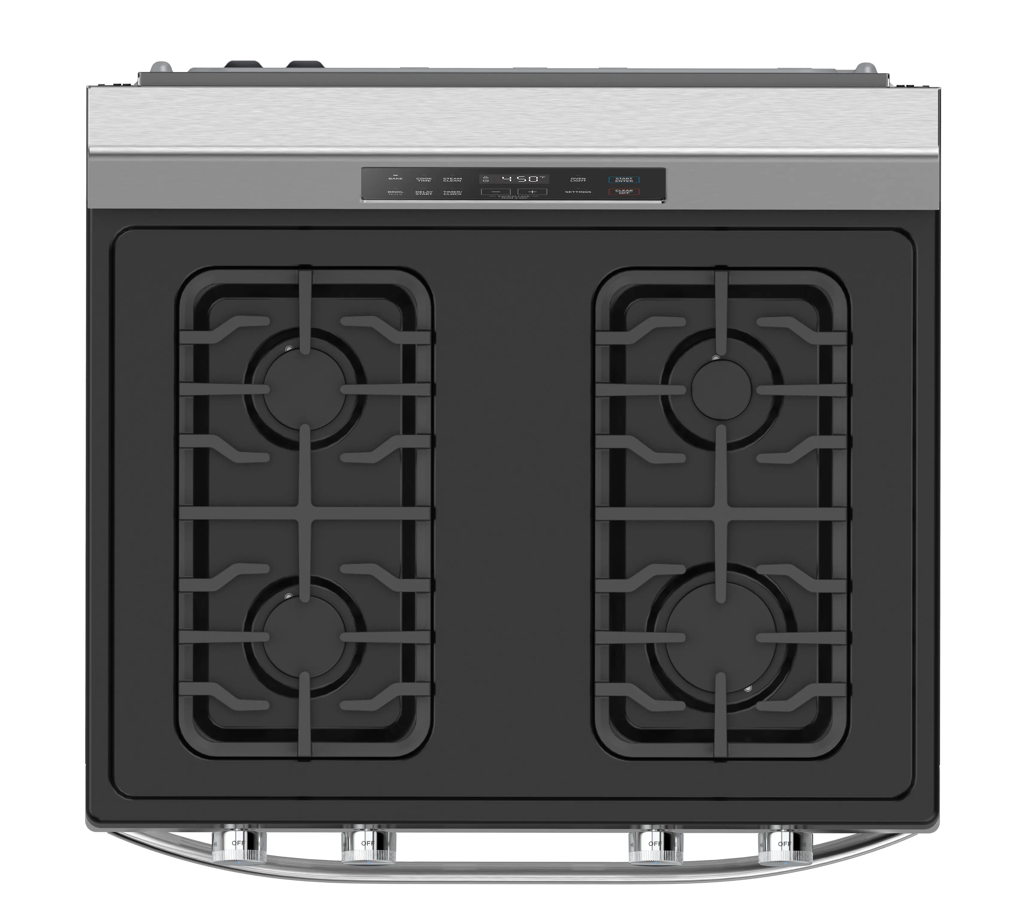 6.1 cu. ft. 4-Burner Freestanding Gas Range with Steam Cleaning MGR30S2AST
