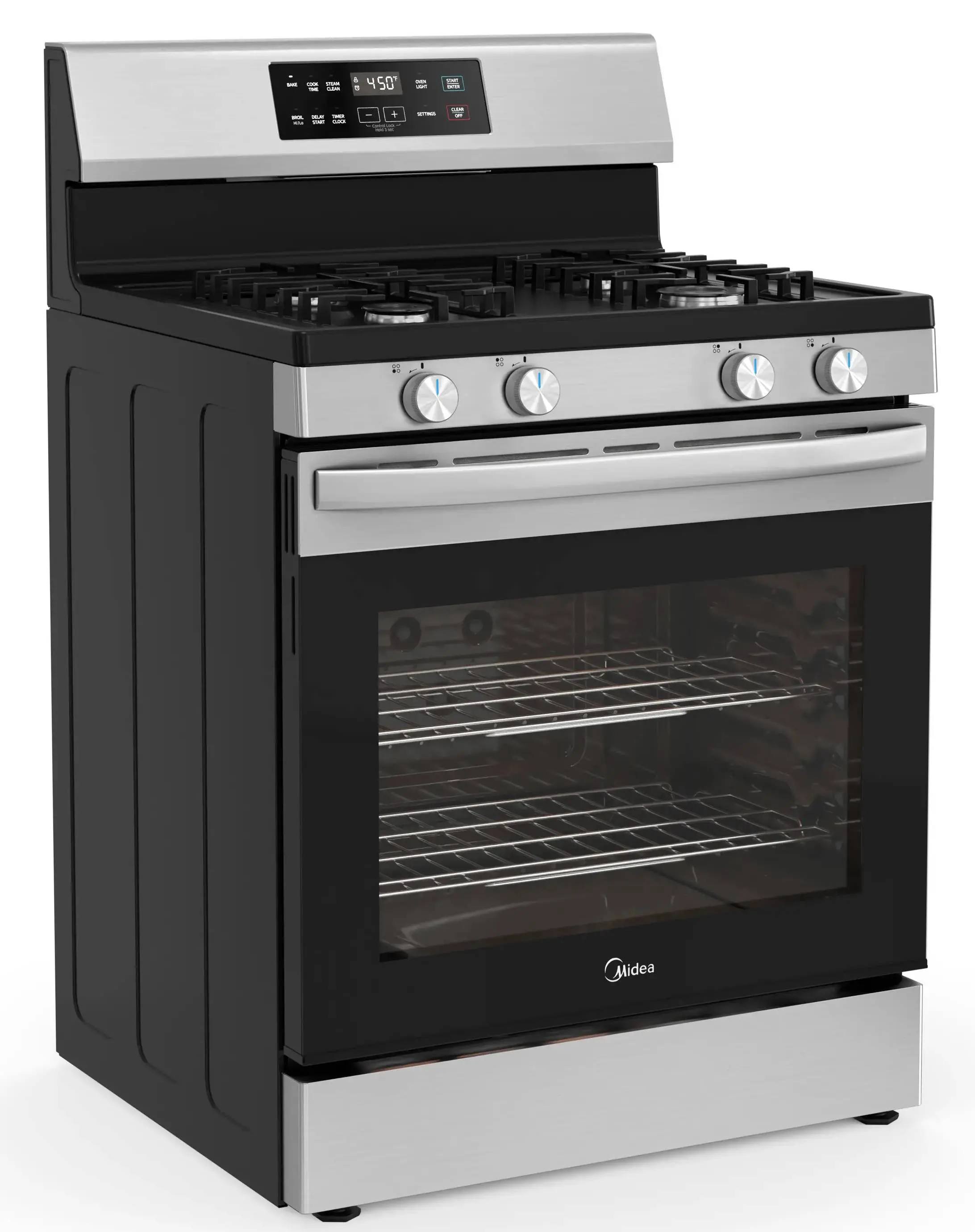 6.1 cu. ft. 4-Burner Freestanding Gas Range with Steam Cleaning MGR30S2AST