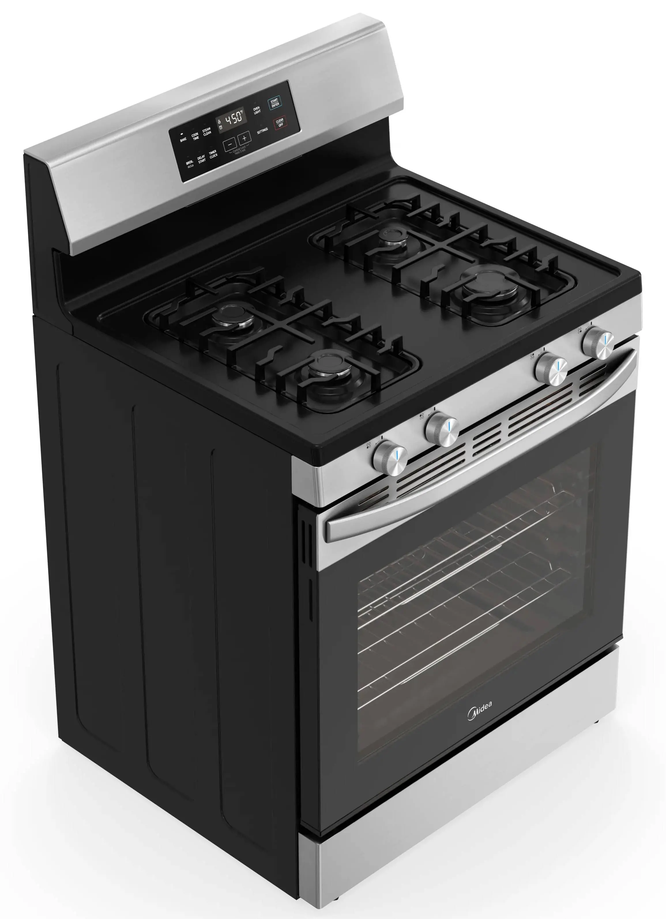 6.1 cu. ft. 4-Burner Freestanding Gas Range with Steam Cleaning MGR30S2AST