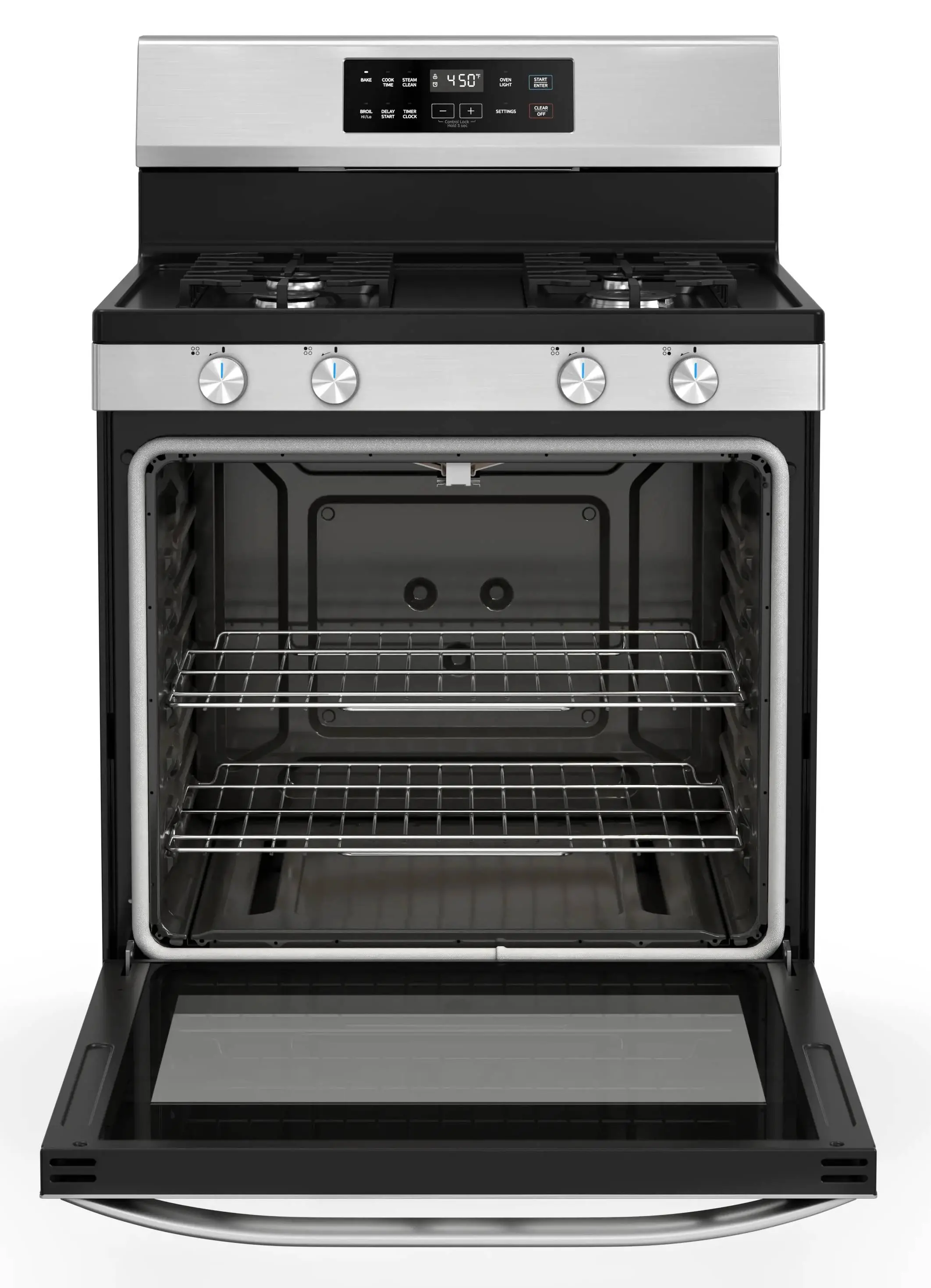 6.1 cu. ft. 4-Burner Freestanding Gas Range with Steam Cleaning MGR30S2AST