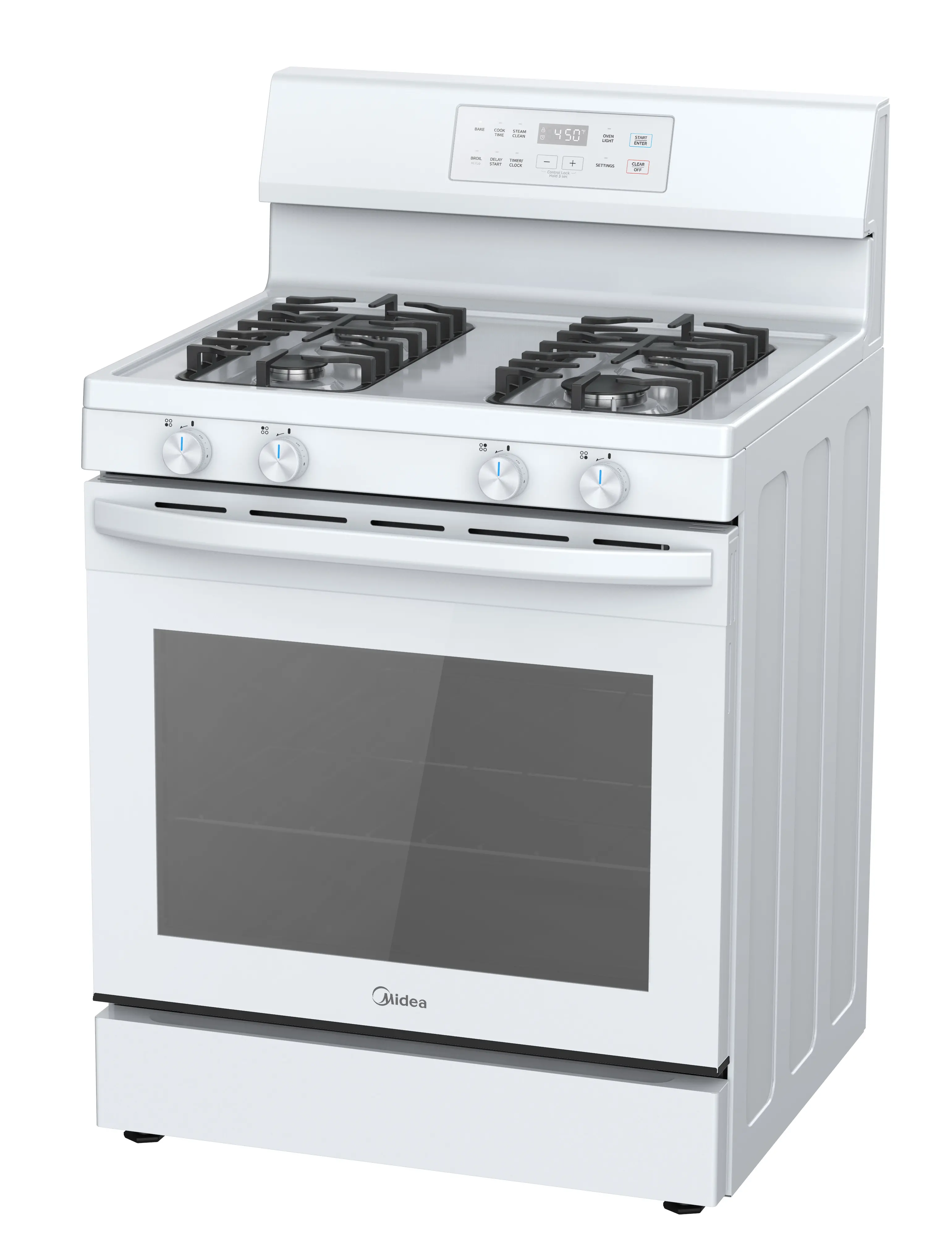 6.1 cu. ft. 4-Burner Freestanding Gas Range with Steam Cleaning MGR30S2AWW