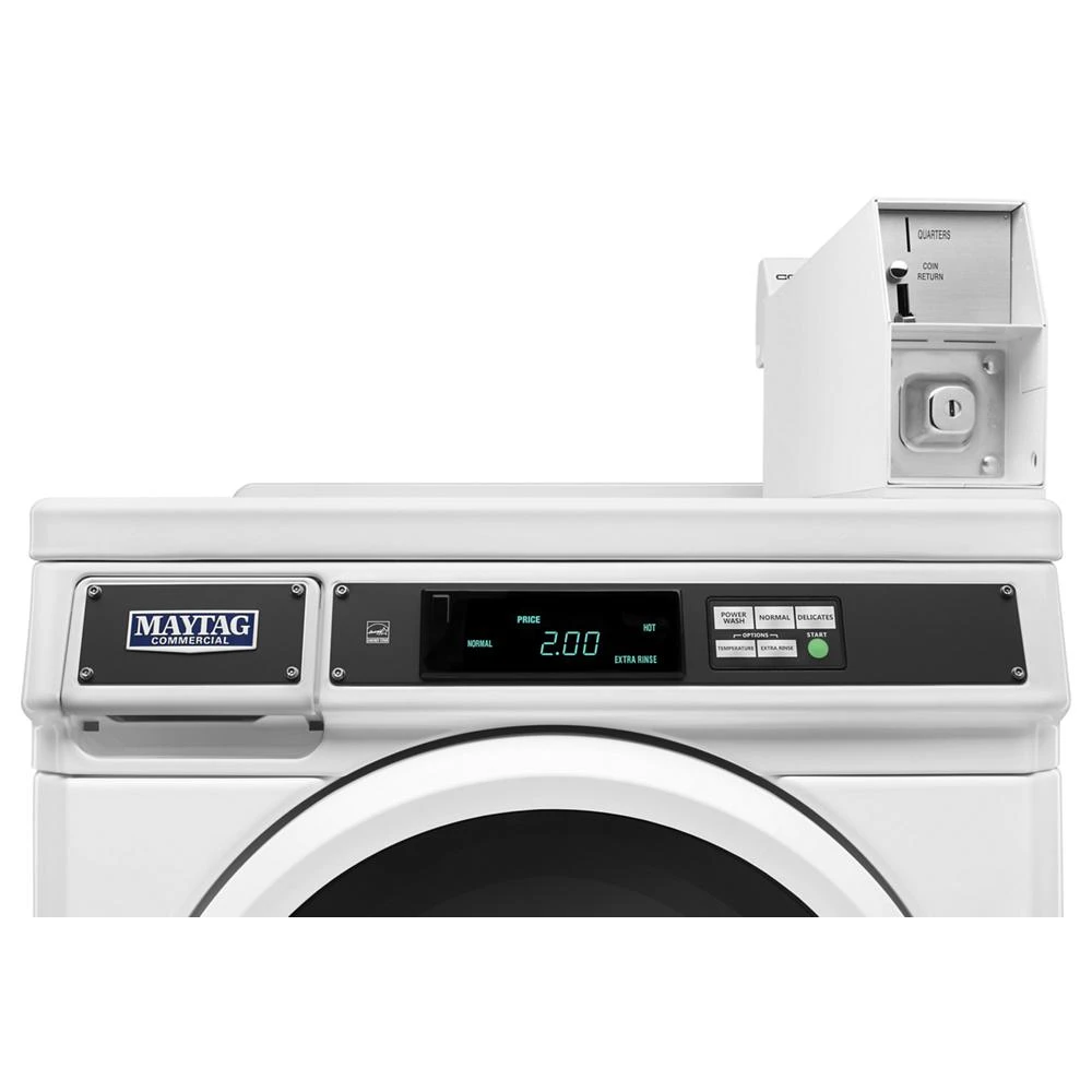Commercial Front-Load Washer, Coin Equipped view 5