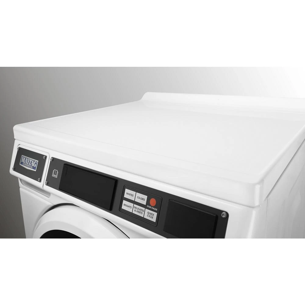 Commercial Front-Load Washer, Card Reader Ready or Non-Vend MHN33PNCGW