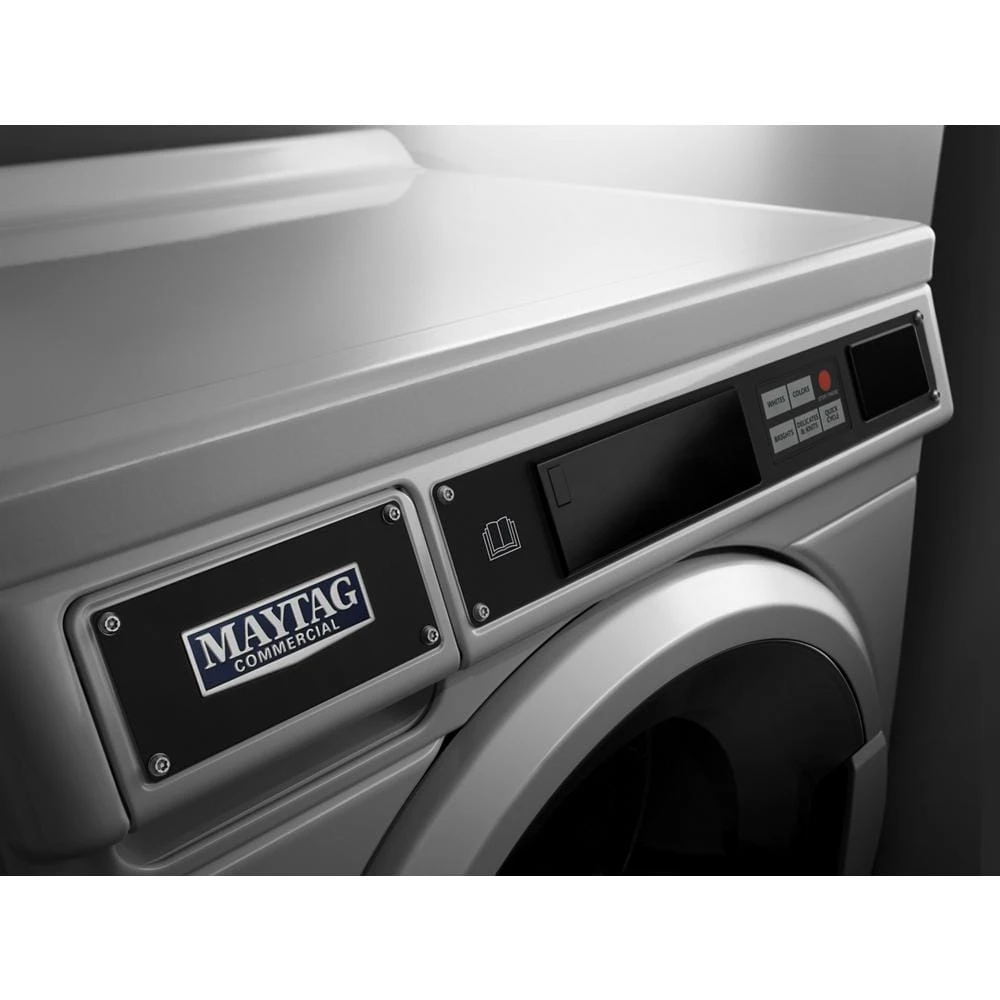 Commercial Front-Load Washer, Card Reader Ready or Non-Vend MHN33PNCGW