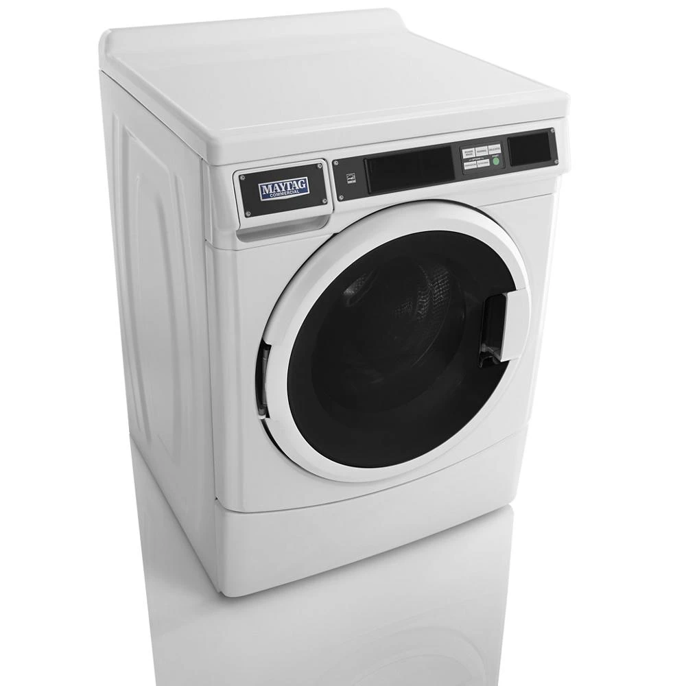 Commercial Front-Load Washer, Card Reader Ready or Non-Vend MHN33PRTGW