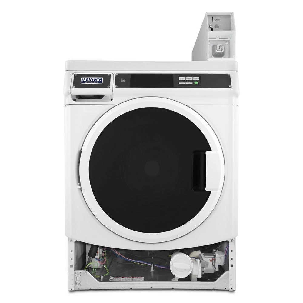 Commercial Front-Load Washer, Card Reader Ready or Non-Vend MHN33PRTGW