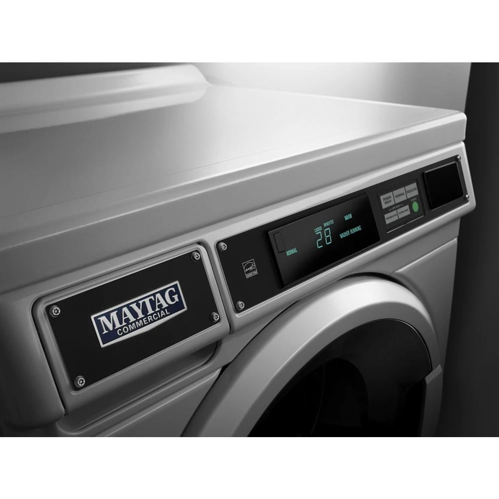 Commercial Front-Load Washer, Card Reader Ready or Non-Vend MHN33PRTKW