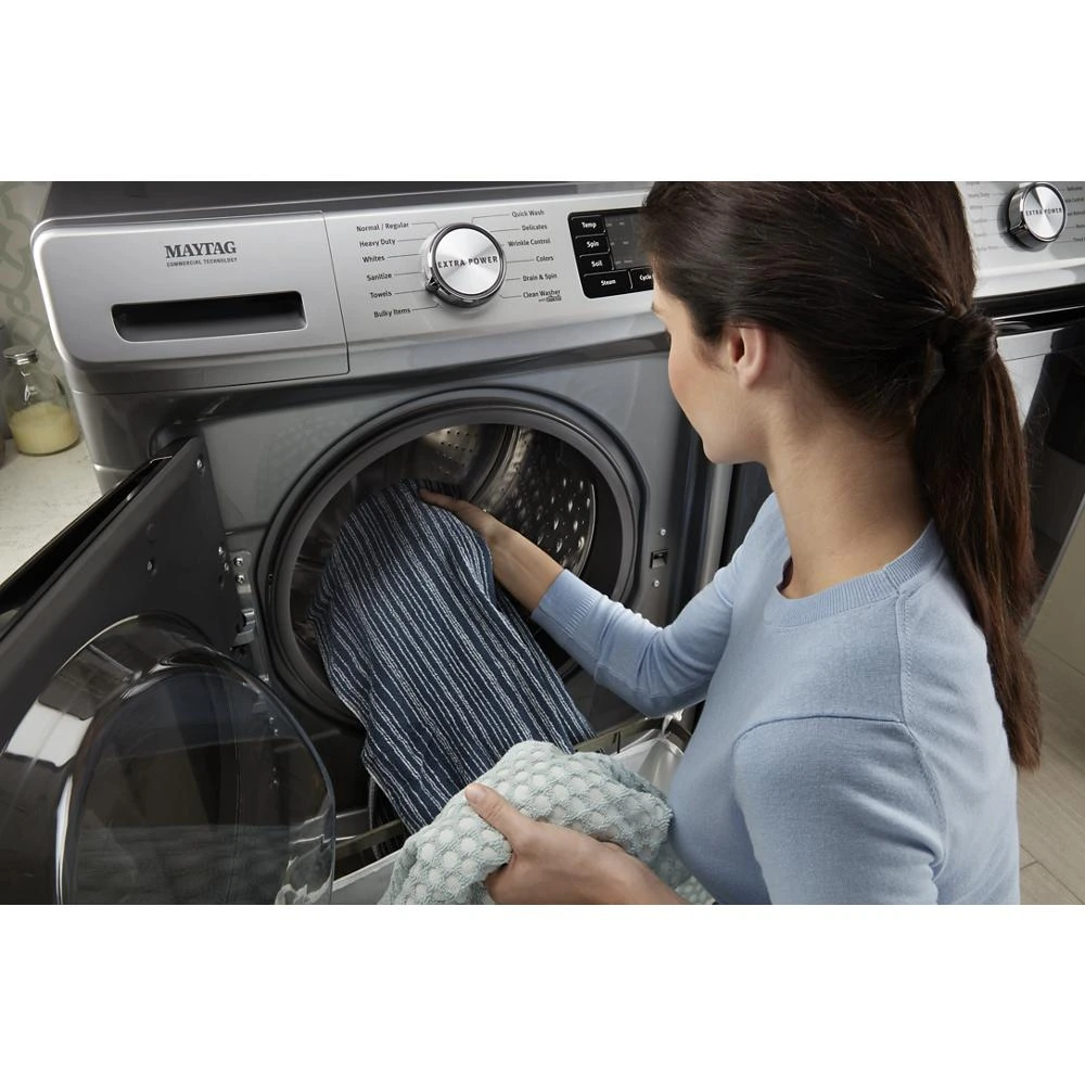 Front Load Washer with Extra Power and 16-Hr Fresh Hold option - 4.8 cu. ft. view 10