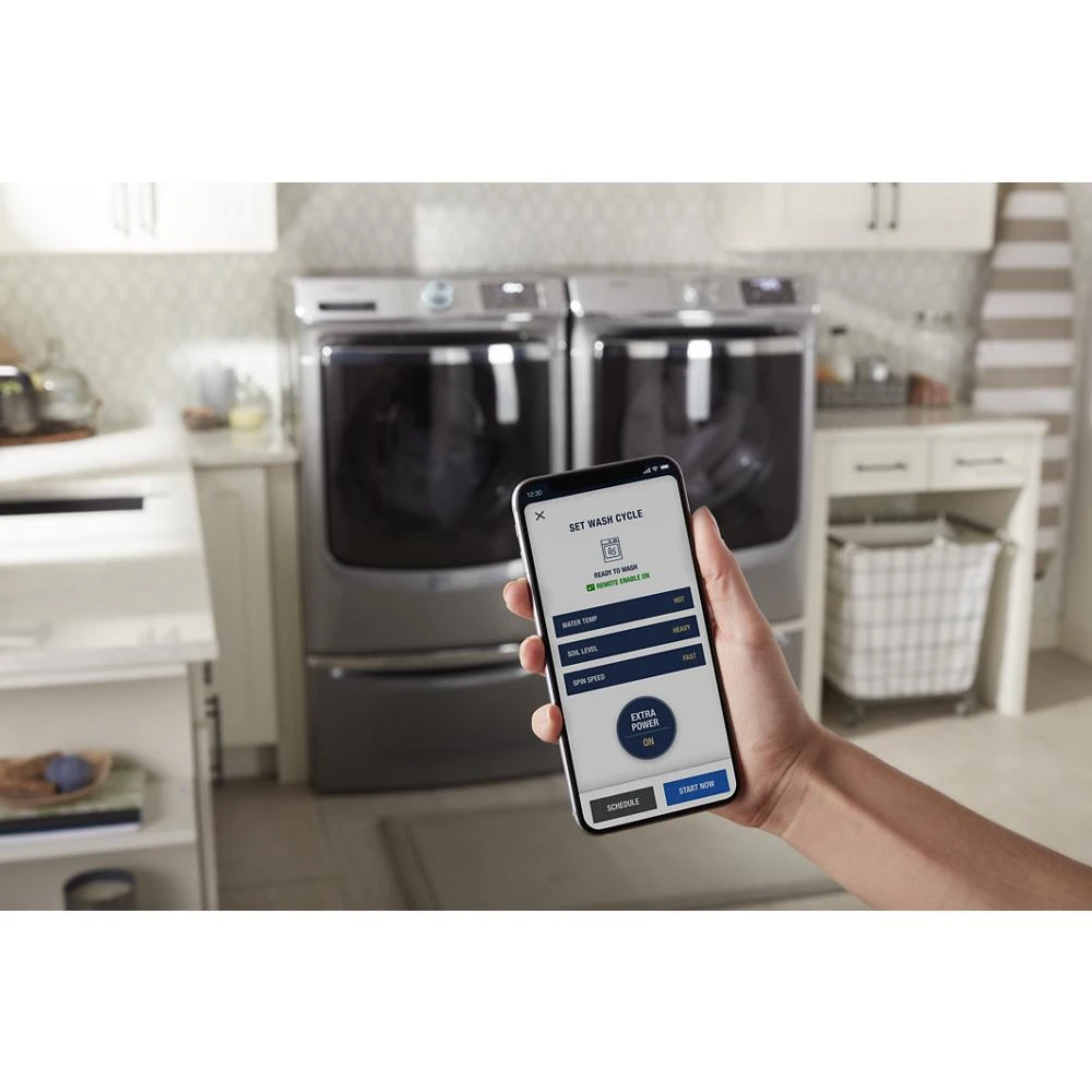 Smart Front Load Washer with Extra Power and 24-Hr Fresh Hold option - 5.0 cu. ft. view 48