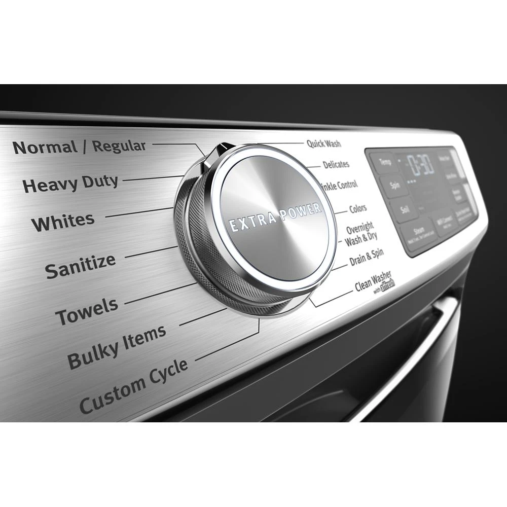 Smart Front Load Washer with Extra Power and 24-Hr Fresh Hold option - 5.0 cu. ft. view 8