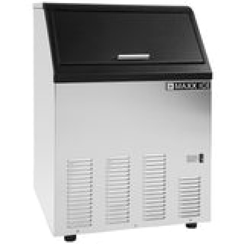 Maxx Ice Self-Contained Ice Machine, 130 lbs, Bullet Cubes, w/Storage Bin/Black Trim MIM130