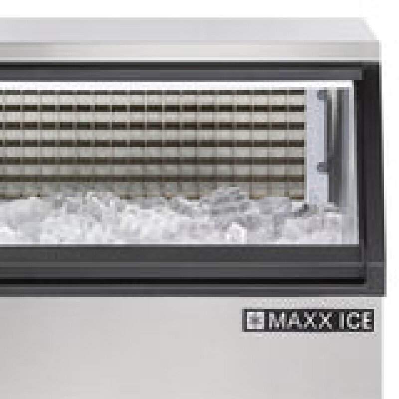 Maxx Ice Self-Contained Ice Machine, 260 lbs, Full Dice Cubes, Storage Bin/Black Trim MIM250, product image 7 of 9