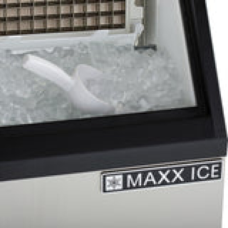 Maxx Ice Self-Contained Ice Machine, 260 lbs, Full Dice Cubes, Storage Bin/Black Trim MIM250, product image 8 of 9