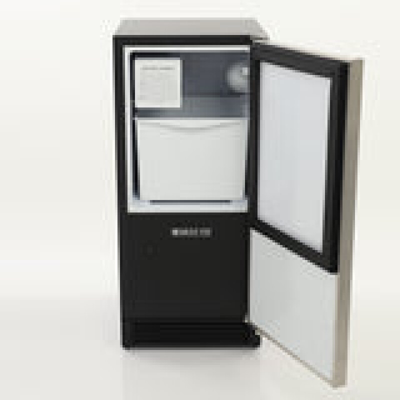 Maxx Ice Shallow Depth Indoor Undercounter Ice Maker, 15", 25 lbs, Crescent Cube MIM25C