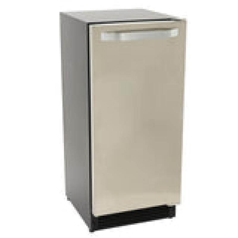 Maxx Ice Shallow Depth Indoor Undercounter Ice Maker, 15", 25 lbs, Crescent Cube MIM25C