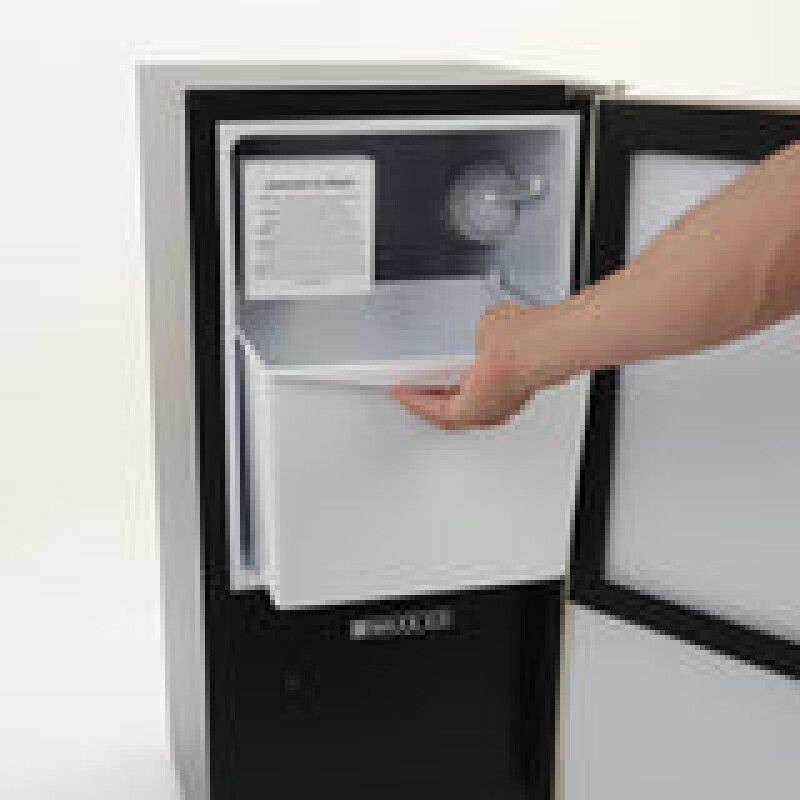 Maxx Ice Shallow Depth Indoor Undercounter Ice Maker, 15", 25 lbs, Crescent Cube MIM25C