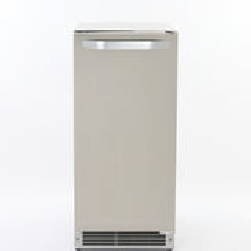 Maxx Ice Shallow Depth Outdoor Undercounter Ice Maker, 15", 25 lbs, Crescent Cube MIM25CO