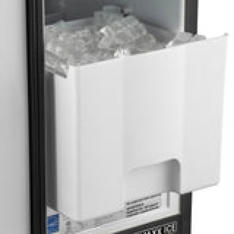 Maxx Ice Self-Contained Indoor Ice Machine, 15"W, 60 lbs, Energy Star, Black/Stainless Steel Door MIM50, product image 4 of 10