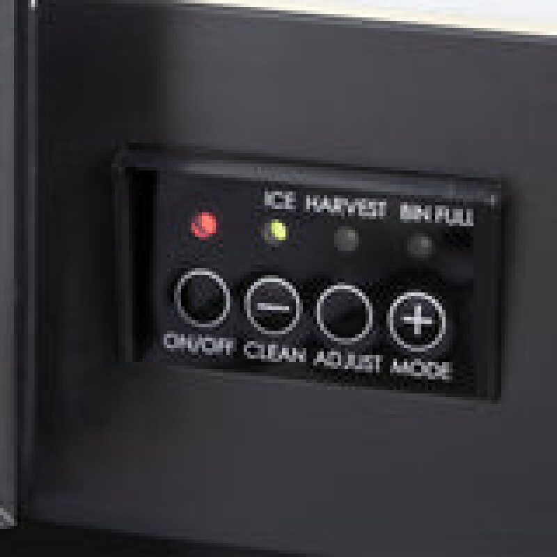 Maxx Ice Self-Contained Indoor Ice Machine, 15"W, 60 lbs, Energy Star, Black/Stainless Steel Door MIM50, product image 5 of 10