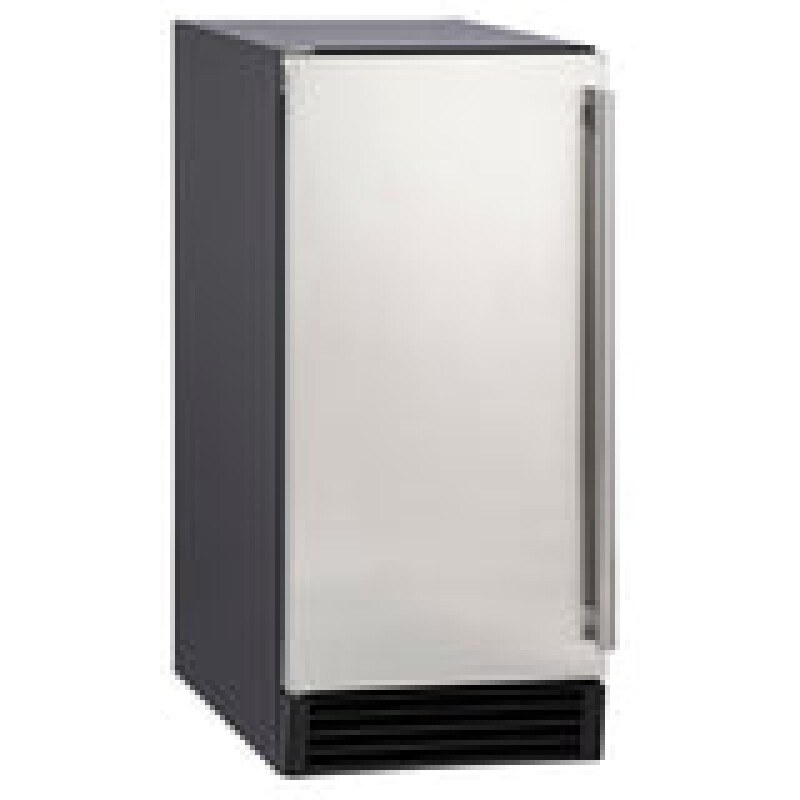 Maxx Ice Premium Indoor Self-Contained Ice Machine, 15"W, 65 lbs, Energy Star, in Stainless Steel MIM50P