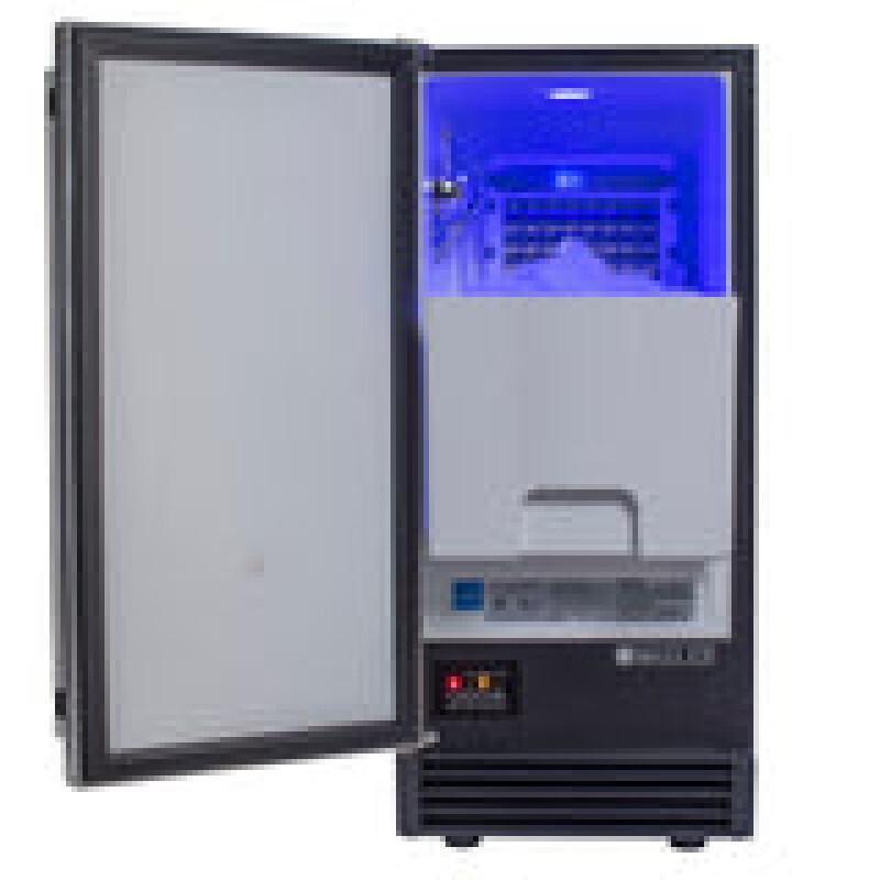 Maxx Ice Premium Indoor Self-Contained Ice Machine, 15"W, 65 lbs, Energy Star, in Stainless Steel MIM50P