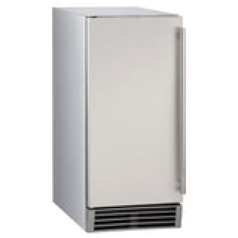 Maxx Ice Premium Outdoor Self-Contained Ice Machine, 15"W, 65 lbs, Energy Star, in Stainless Steel MIM50PO