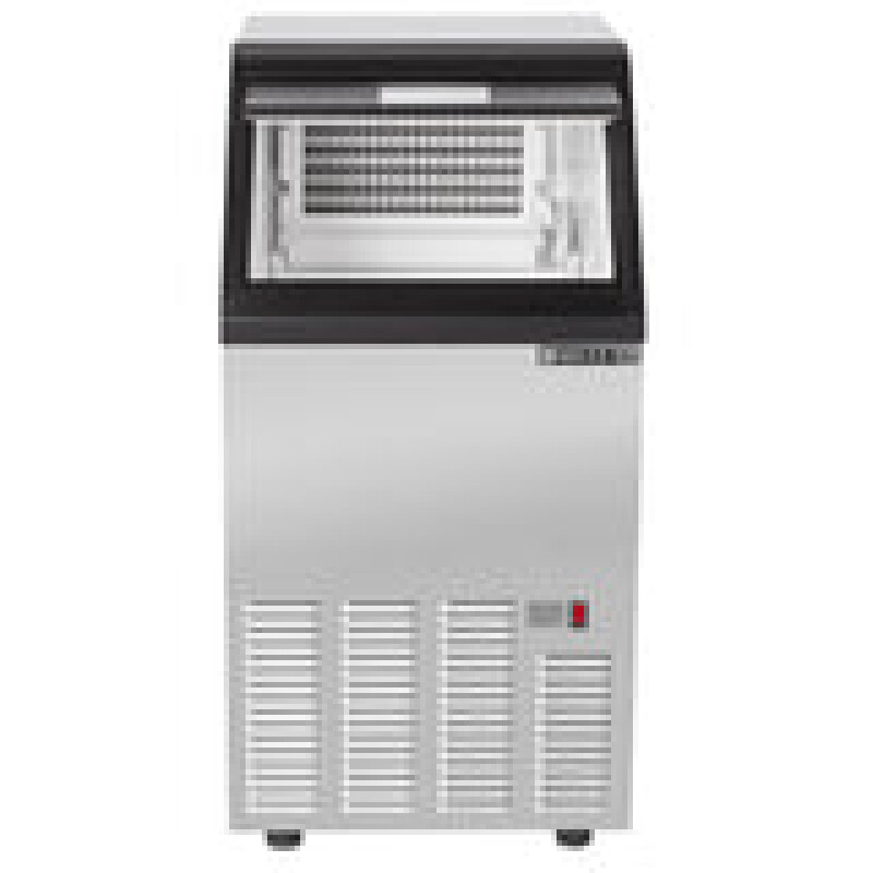 Maxx Ice Self-Contained Ice Machine, 85 lbs, Half Dice Cubes, Storage Bin/Black Trim MIM85H, product image 8 of 9