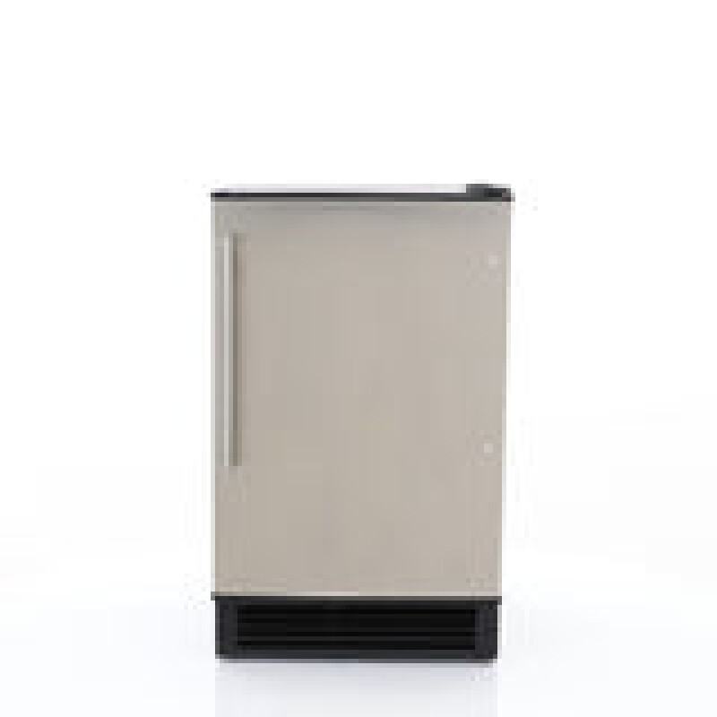 Maxx Ice Countertop or Built-In Ice Maker, 15 lbs, Crescent Cube, Black w/ Door MIMC15C