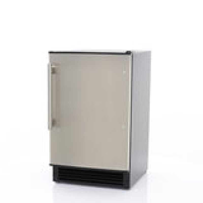 Maxx Ice Countertop or Built-In Ice Maker, 15 lbs, Crescent Cube, Black w/ Door MIMC15C