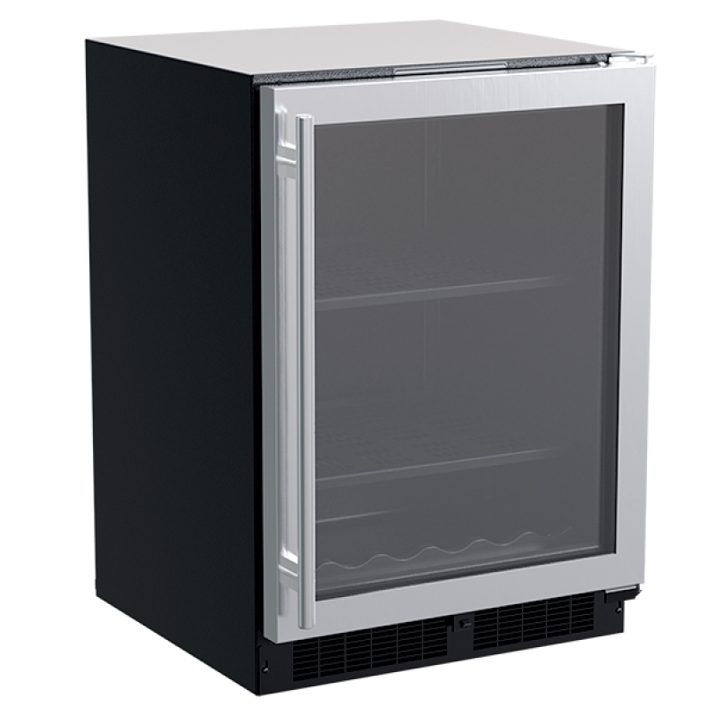 24-In Built-In Beverage Center With Wine Cradle MLBV124SG01A