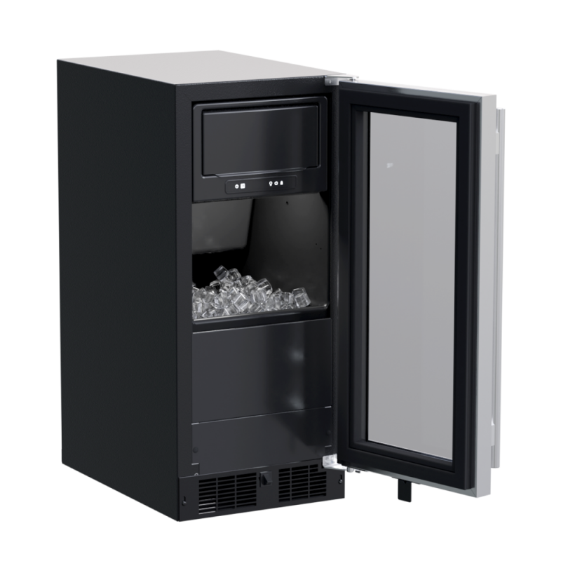 15-In Built-In Clear Ice Machine With Factory-Installed Pump MLCP215SG01A, product image 3 of 4
