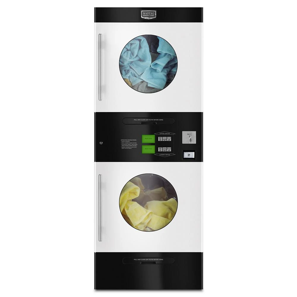 Commercial Energy Advantage⢠Multi-Load Stack Dryer MLG52PDBWW