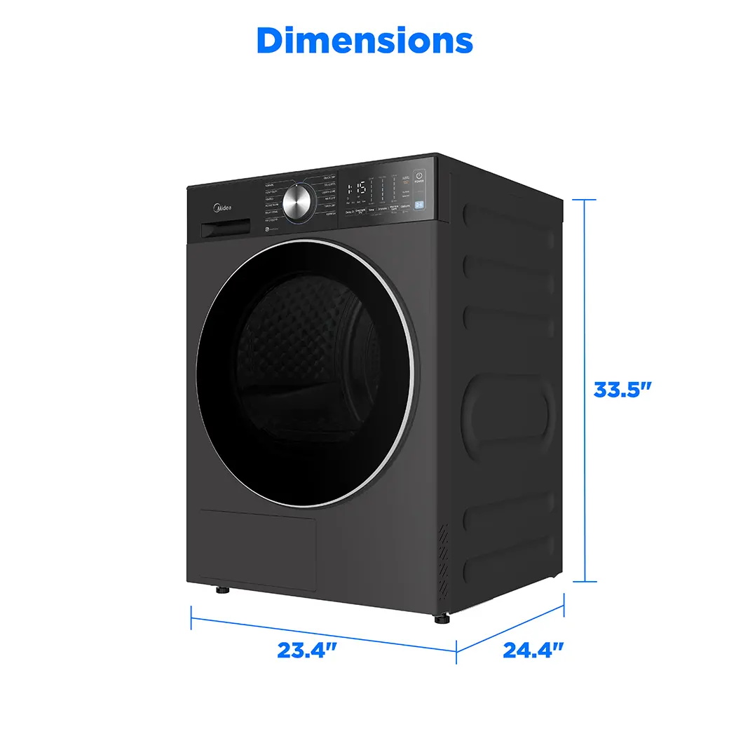 4.4 cu. ft. Compact Heat Pump Dryer (Charcoal Grey) MLHE27H7BCG