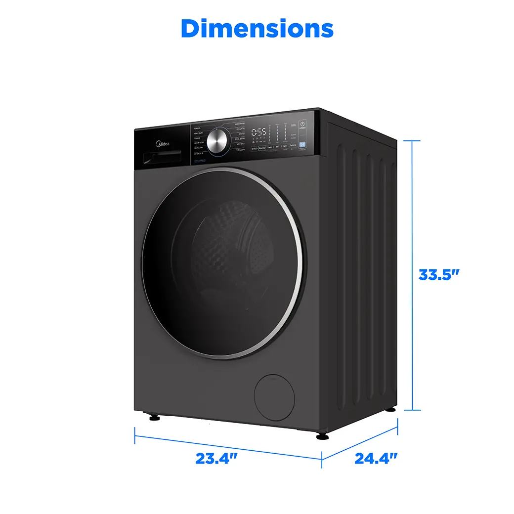 2.7 cu. ft. Compact Front Load Washer (Charcoal Grey) MLHW27S7BCG