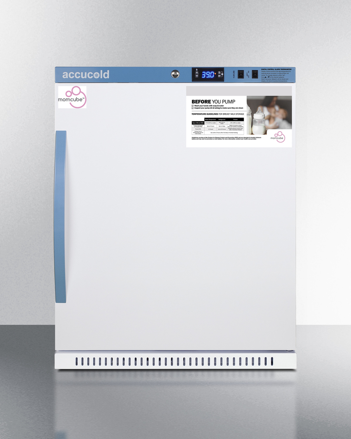 6 Cu.Ft. MOMCUBE® Breast Milk Refrigerator, ADA Height MLRS62BIADAMCLK