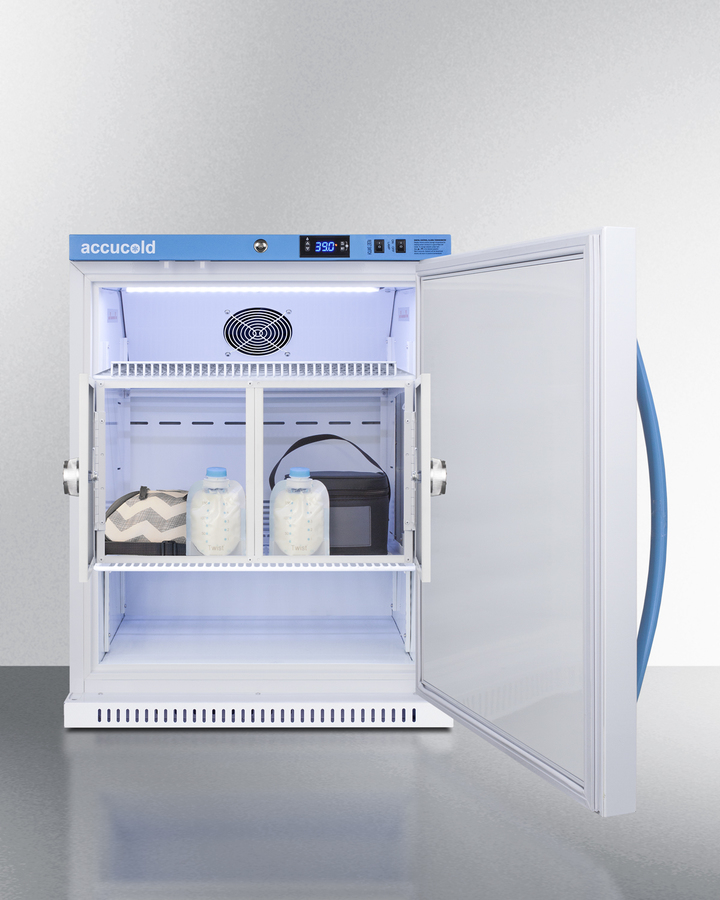 6 Cu.Ft. MOMCUBE® Breast Milk Refrigerator, ADA Height MLRS62BIADAMCLK