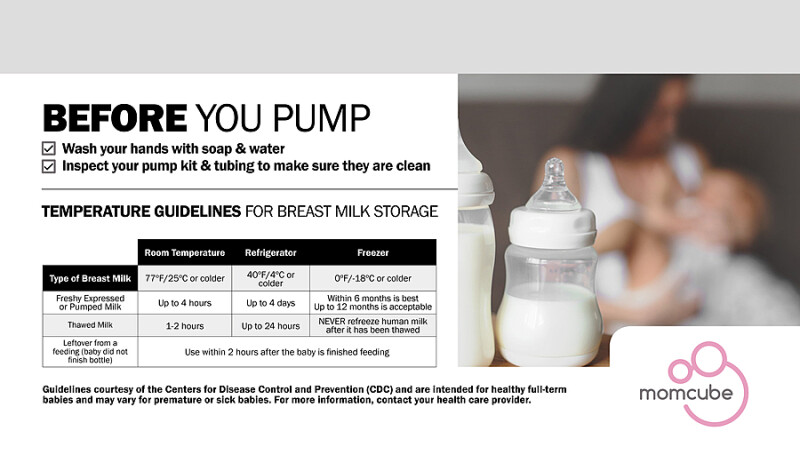 8 cu.ft. MOMCUBE Breast Milk Refrigerator/Microwave Combination view 5