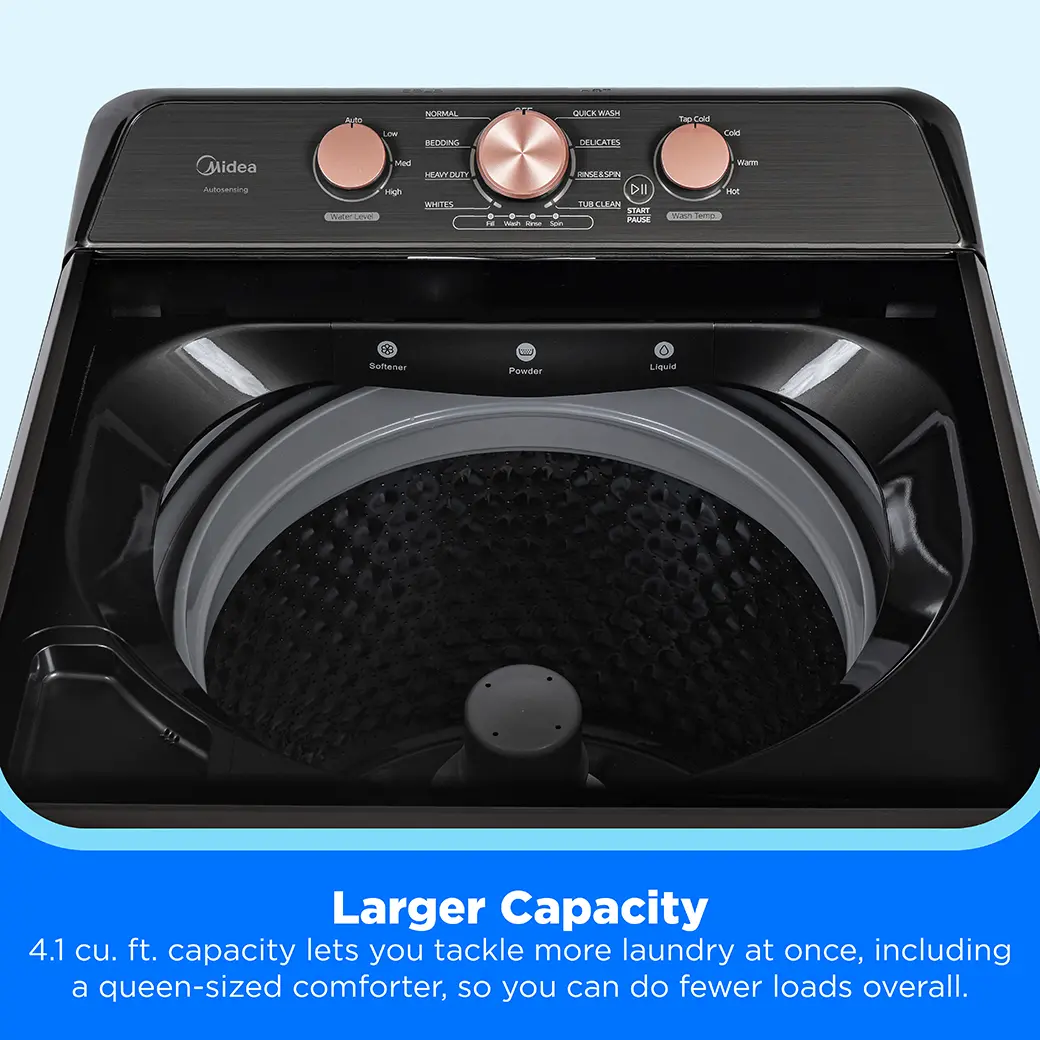 4.1 cu. ft. Top Load Washer (Metallic Grey) MLTW41A1BMG
