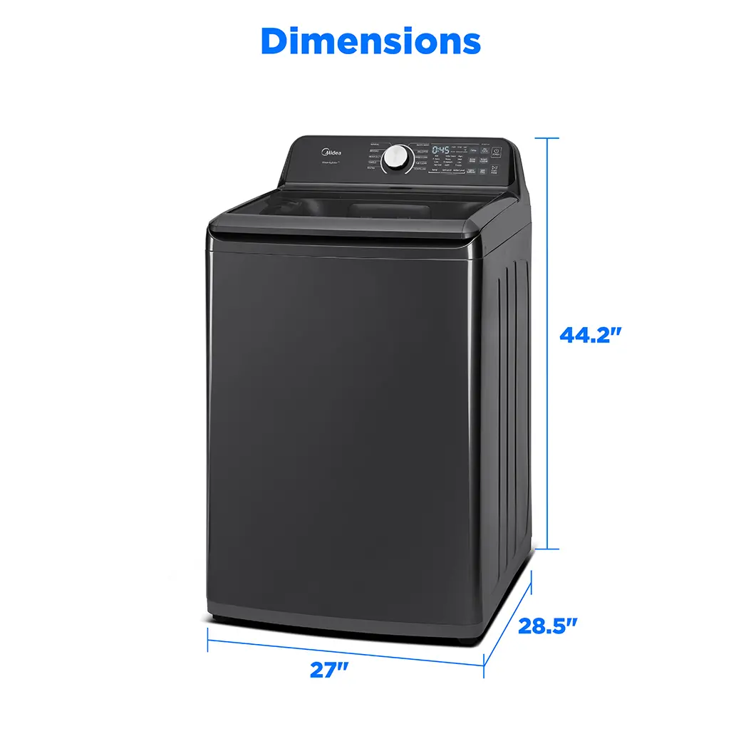 4.4 cu. ft. Smart Top Load Washer with Power Wave 360° Agitator™ (Metallic Grey) MLTW44A4BMG