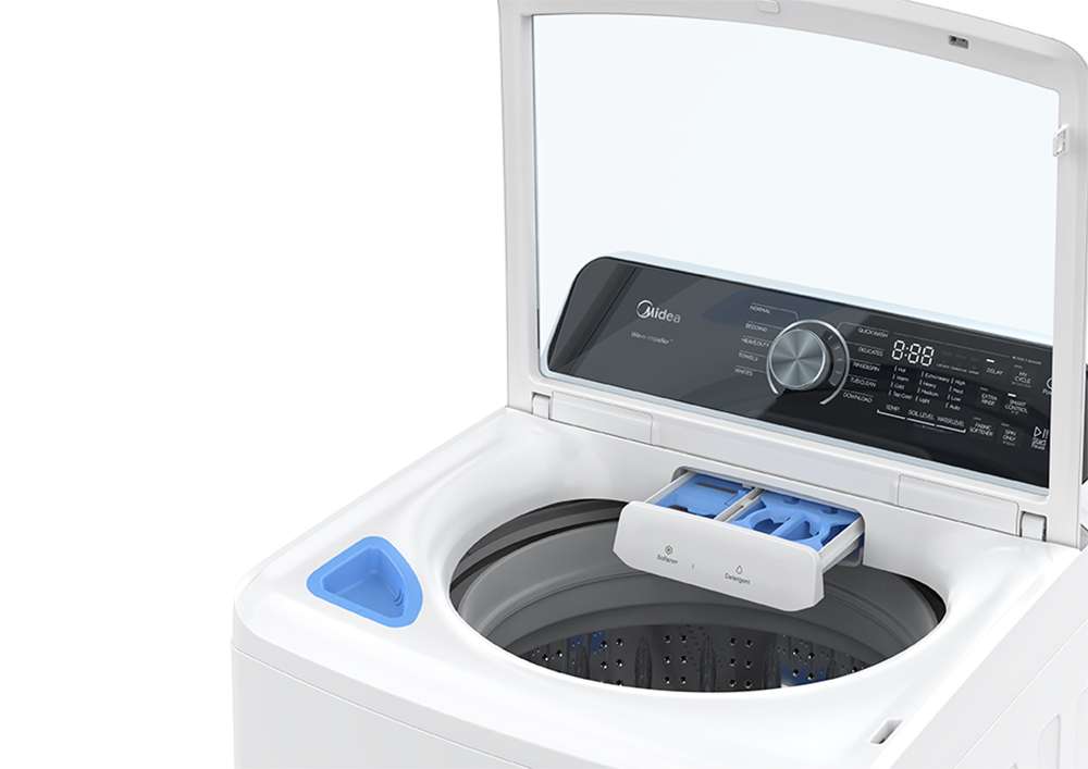 4.4 CF Top Load Washer, Agitator,Stainless Tub MLTW44A4BWW