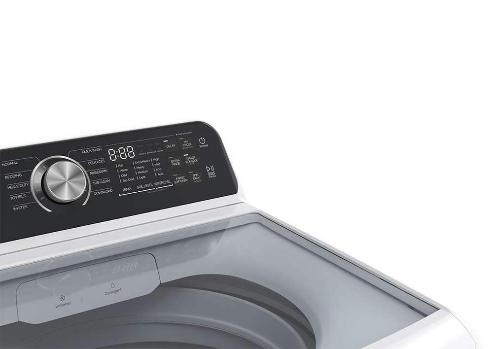4.4 CF Top Load Washer, Agitator,Stainless Tub MLTW44A4BWW