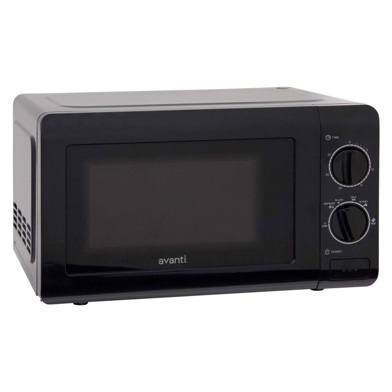 Avanti Microwave Oven with Mechanical Dials, 0.7 cu. ft. MM07V1B
