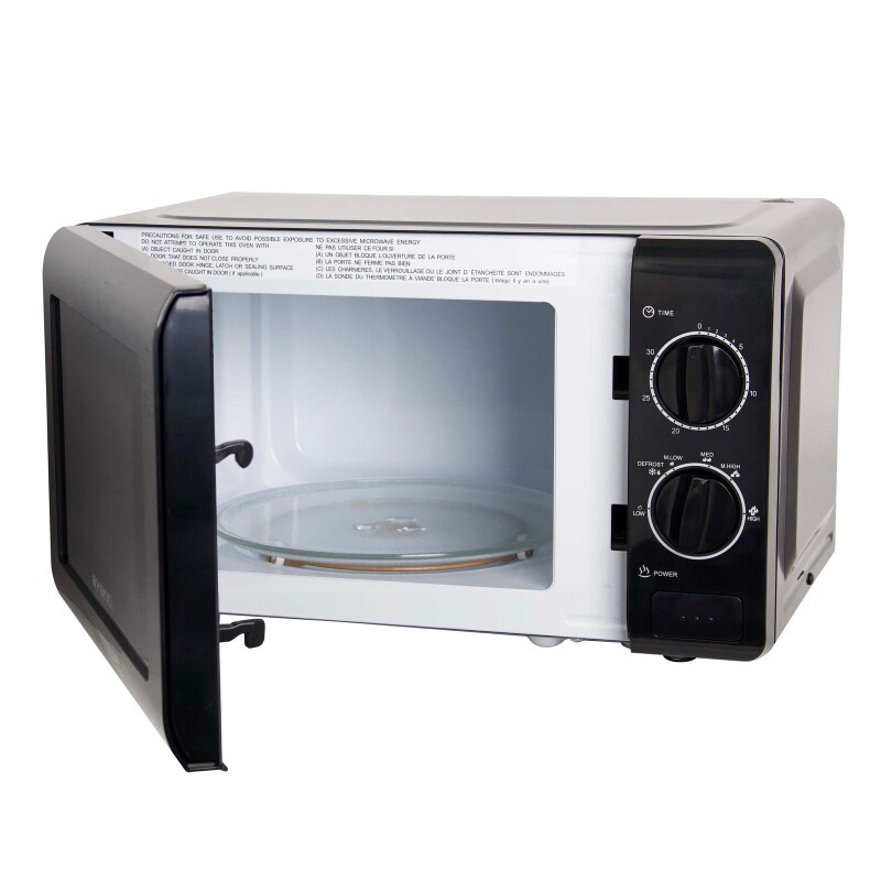 Avanti Microwave Oven with Mechanical Dials, 0.7 cu. ft. MM07V1B, product image 5 of 7